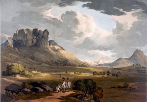 Das Tal von Calaat, Äthiopien, ca. 1800